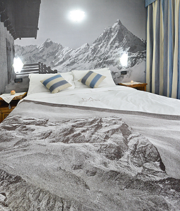 Particolare dell'affitta camere Mollino Rooms a Cervinia in Valle d'Aosta